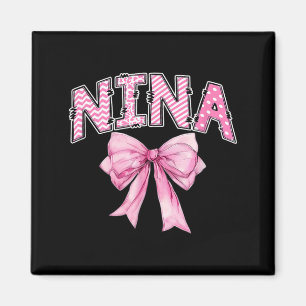 Aimant Nina Anniversaire Fille Coquette nk Arc