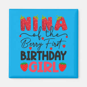 Aimant Nina de la baie pour son premier anniversaire Fill