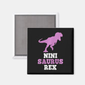 Aimant Nini-saurus Rex Dino Dinosaure Ninisaurus Drôle (Recto/Verso)