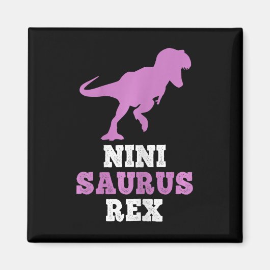Aimant Nini-saurus Rex Dino Dinosaure Ninisaurus Drôle (Devant)