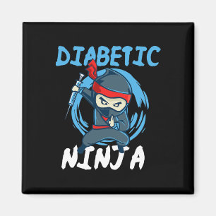 Aimant Ninja diabétique - T1D Sanguins Sugar Diabetes Lau