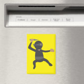 Aimant Ninja Drôle (In Situ (Lave-vaisselle))