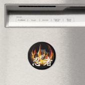 Aimant Ninja en feu (In Situ (Lave-vaisselle))