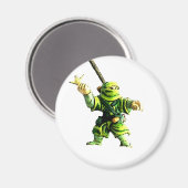 Aimant Ninja en vert (Recto/Verso)