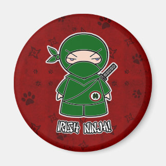 Aimant Ninja irlandais ! En rouge
