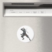 Aimant Ninja ~ Ninjas 2 Arts martiaux Guerrier Imaginaire (In Situ (Lave-vaisselle))