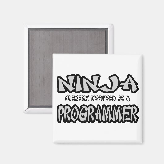 Aimant Ninja...Programmeur (Recto/Verso)