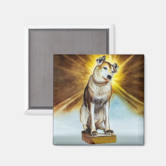 Aimant Nipper, le chien d'or RCA (Recto/Verso)