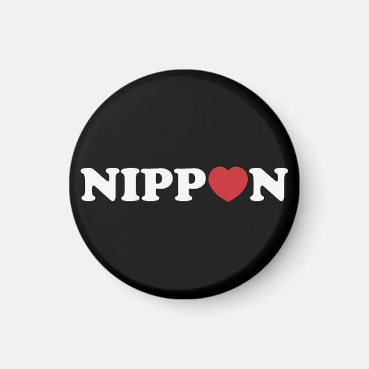 Aimant Nippon Love Heart (Devant)