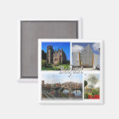 Aimant NIR006 BELFAST, Irlande du Nord, Fridge (Recto/Verso)