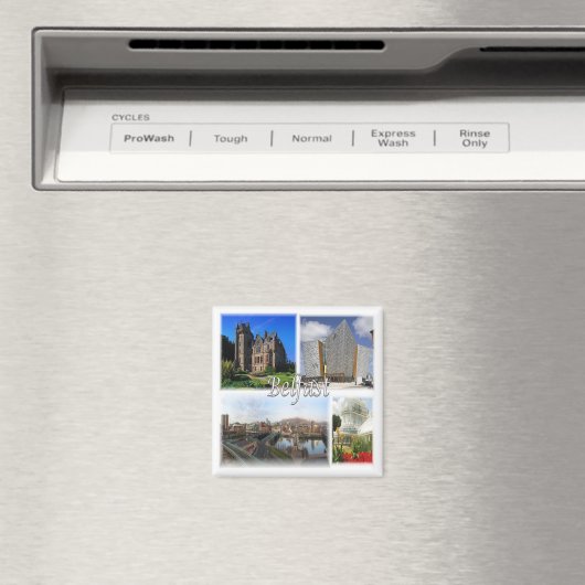 Aimant NIR006 BELFAST, Irlande du Nord, Fridge (In Situ (Lave-vaisselle))