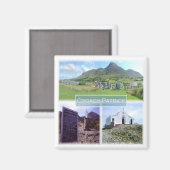 Aimant NIR009 CROAGH PATRICK, Irlande du Nord, Fridge (Recto/Verso)