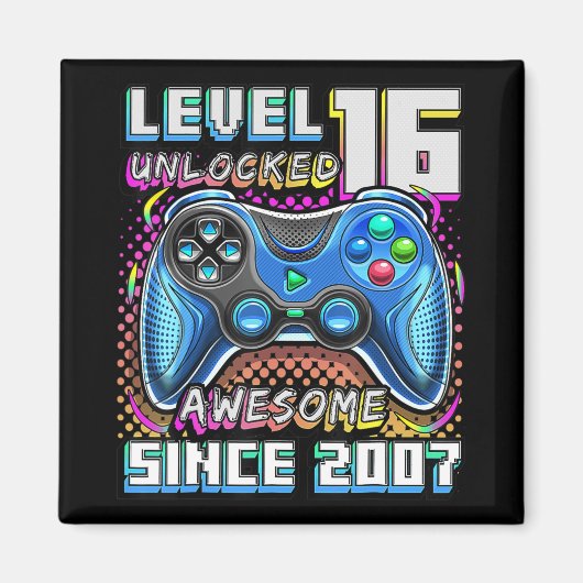 Aimant Niveau 16 Débloqué Incroyable Jeu Vidéo 2007 16e A (Devant)