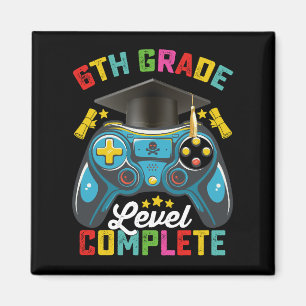 Aimant Niveau 6e année diplômé de jeu de jeu