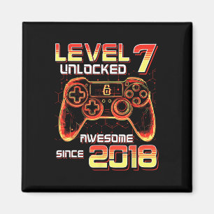 Aimant Niveau 7 Débloqué Fête de jeu vidéo 7e anniversair