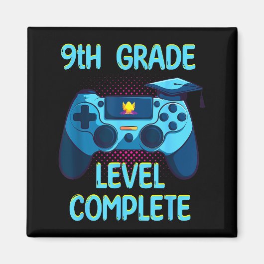 Aimant niveau 9e année complété dernier jour d'école drôl (Devant)