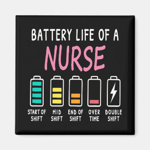 Aimant Niveau de batterie d'un graphique d'humour d'infir