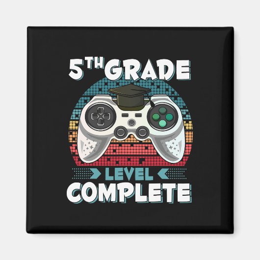 Aimant Niveau de grade Gamer complet 5e grade Gi (Devant)