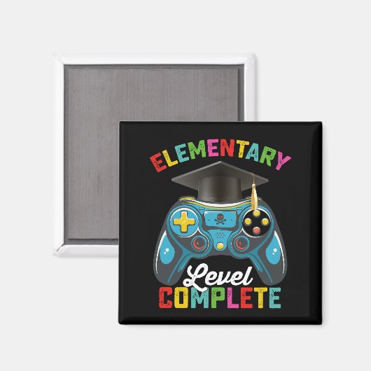 Aimant Niveau élémentaire Complet Graduation Jeu Gamer (Recto/Verso)