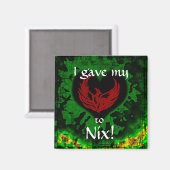 Aimant Nix d'aimant (Recto/Verso)