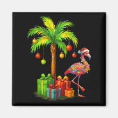 Aimant Nk Flamingo Christmas Palm Tree Trocal Xmas (Devant)
