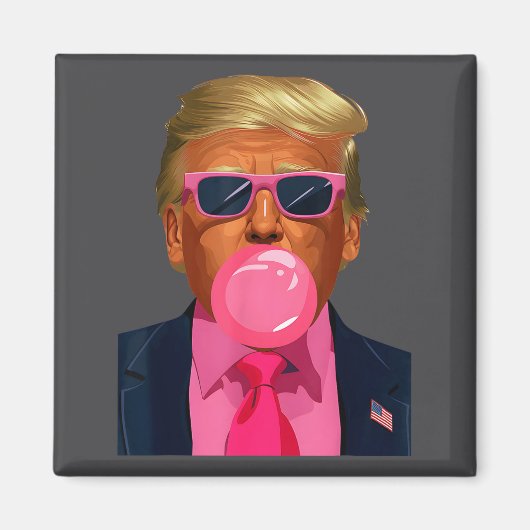 Aimant Nk Sungles Trump Bubble Gum 2024 Vote President Fu (Devant)
