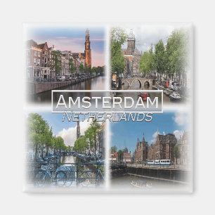 Aimant NL0029 Europe, Pays-Bas, Amsterdam, réfrigérateur