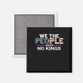 Aimant No King Patriotic Freedom No Kings In America Crea (Recto/Verso)
