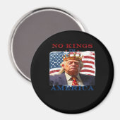 Aimant No Kings In America Anti Classic Simple Clean (Recto/Verso)