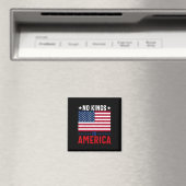 Aimant No Kings In America Flag Protest Save Democracy 5 (In Situ (Lave-vaisselle))