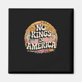 Aimant No Kings In America Since 1776 Distressed USA Flag (Devant)