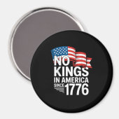 Aimant No Kings In America Since 1776 Protest Creative St (Recto/Verso)
