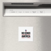 Aimant No Kings In America USA Retro Classic (In Situ (Lave-vaisselle))