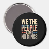 Aimant No Kings In America We The People (Recto/Verso)