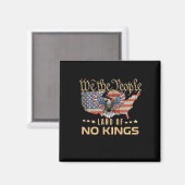 Aimant No Kings In America We The People Creative Style (Recto/Verso)