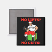 Aimant No Lifts No Arnold Schwarzenegger Christma  (Recto/Verso)