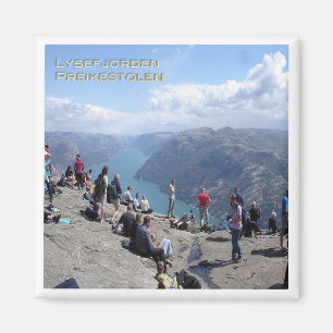 Aimant NO # Norvège - Lysefjorden - Preikestolen
