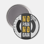 Aimant No Pain No Gain (Recto/Verso)