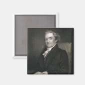 Aimant Noah Webster (1758-1843) gravée par Frederick W. (Recto/Verso)