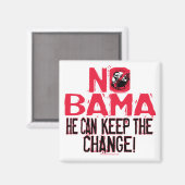 Aimant Nobama garde le changement (Recto/Verso)