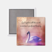 Aimant Noble cygne (Recto/Verso)