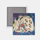 Aimant NOCTURNE AVEC MASQUES / Mascarade vénitienne (Recto/Verso)