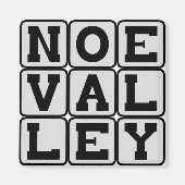 Aimant Noe Valley, San Francisco District (Devant)