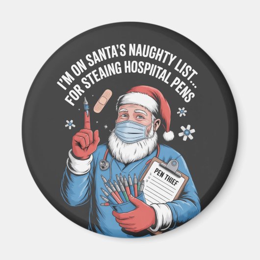 Aimant Noël 2026, (Devant)
