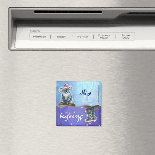 Aimant Noël à Koala Bear (In Situ (Lave-vaisselle))