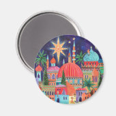 Aimant Noël à la ville orientale   (Recto/Verso)