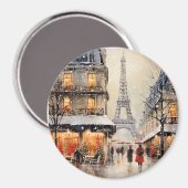 Aimant Noël à Paris,  (Recto/Verso)