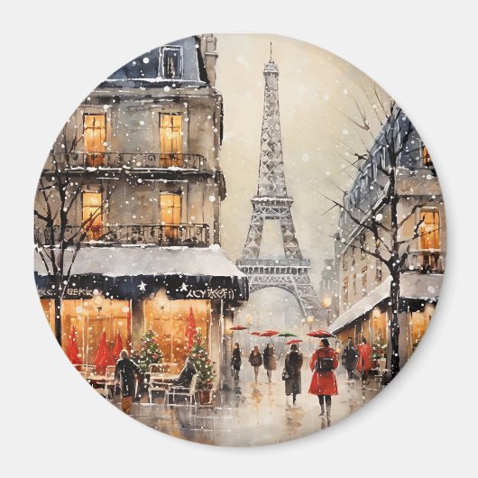 Aimant Noël à Paris,  (Devant)