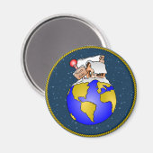 Aimant Noël au Pôle Nord (Recto/Verso)