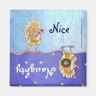 Aimant Noël au poulet